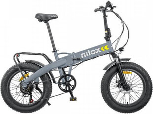 Elektrinis dviratis Nilox J4 Plus Green, 20", pilkas цена и информация | Электровелосипеды | pigu.lt