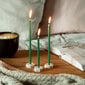 BlueBee Candles bičių vaško žvakės, 50 vnt. kaina ir informacija | Žvakės, Žvakidės | pigu.lt
