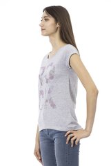 Marškinėliai moterims Trussardi Action, pilki kaina ir informacija | Marškinėliai moterims | pigu.lt