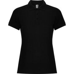 Polo marškinėliai moterims Roly Pegaso Women Premium, juodi kaina ir informacija | Marškinėliai moterims | pigu.lt