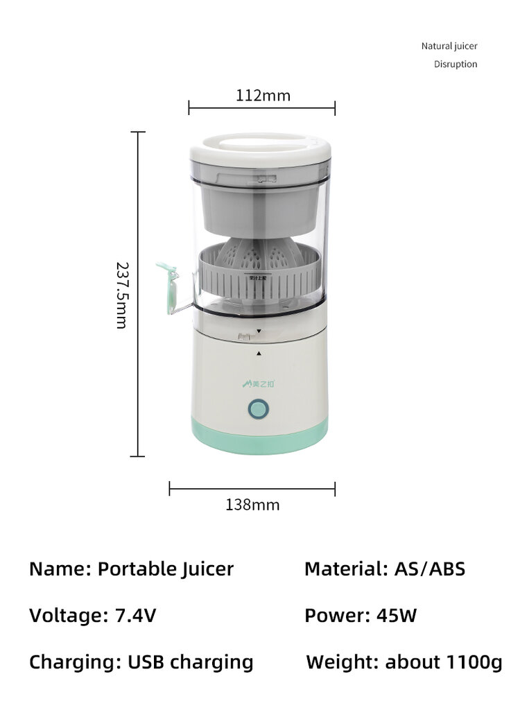 Citrus Juicer kaina ir informacija | Sulčiaspaudės | pigu.lt