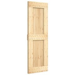 vidaXL Durys, 70x210cm, pušies medienos masyvas kaina ir informacija | Vidaus durys | pigu.lt