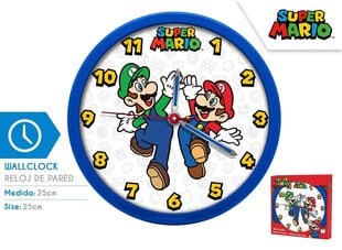 Sieninis laikrodis vaikams Super Mario GSM3063 цена и информация | Аксессуары для детей | pigu.lt