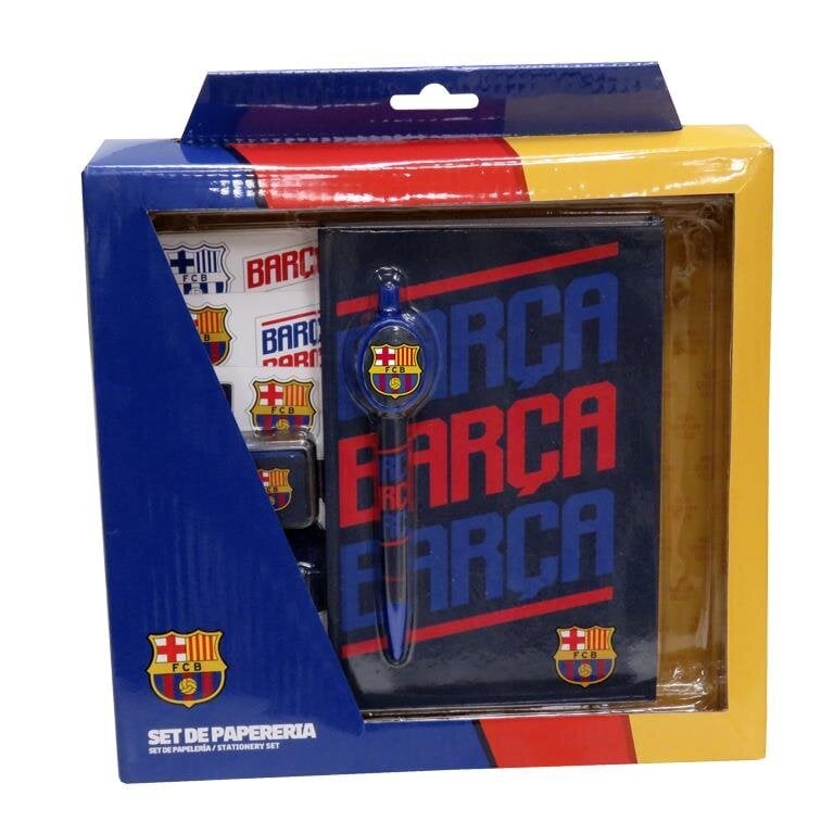 Mokyklinis komplektas FC Barcelona kaina ir informacija | Sąsiuviniai ir popieriaus prekės | pigu.lt