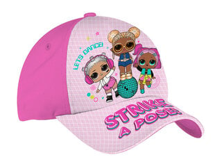 Kepurė su snapeliu mergaitėms LOL Surprise B01950 MC цена и информация | Шапки, перчатки, шарфы для девочек | pigu.lt