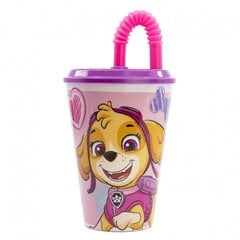 Puodelis Paw Patrol su šiaudeliu, 430 ml kaina ir informacija | Originalūs puodeliai | pigu.lt