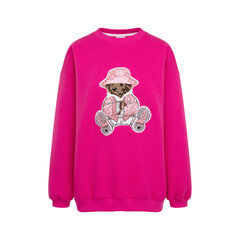 Džemperis Emma Teddy, rožinis kaina ir informacija | Džemperiai moterims | pigu.lt