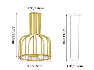 Vaza, 14.5 cm kaina ir informacija | Vazos | pigu.lt