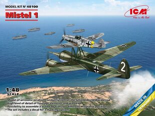 Klijuojamas modelis ICM 48100 WWII German Composite Aircraft Mistel 1 1/48 цена и информация | Склеиваемые модели | pigu.lt