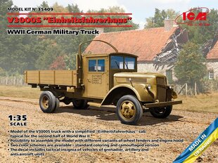 Klijuojamas modelis ICM 35409 WWII German Military Truck V3000S Einheitsfahrerhaus 1/35 kaina ir informacija | Klijuojami modeliai | pigu.lt