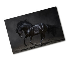Tulup pjaustymo lentelė Juodas arklys, 80x52 cm kaina ir informacija | Pjaustymo lentelės | pigu.lt