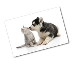 Tulup pjaustymo lentelė Šuo ir katė, 80x52 cm kaina ir informacija | Pjaustymo lentelės | pigu.lt