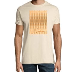 Marškinėliai vyrams Nida, geltoni цена и информация | Мужские футболки | pigu.lt