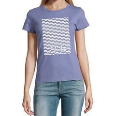 Moteriški marškinėliai Nida, violetiniai kaina ir informacija | Marškinėliai moterims | pigu.lt