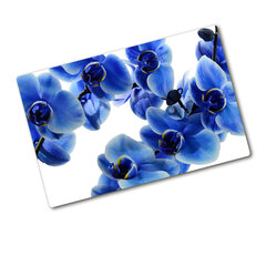 Tulup pjaustymo lentelė Mėlyna orchidėja, 80x52 cm kaina ir informacija | Pjaustymo lentelės | pigu.lt