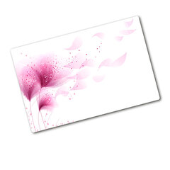 Tulup pjaustymo lentelė Rožinė gėlė, 80x52 cm kaina ir informacija | Pjaustymo lentelės | pigu.lt