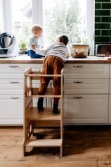 Montessori bokštelis Babylike Lena, įvairių spalvų цена и информация | Детские столы и стулья | pigu.lt