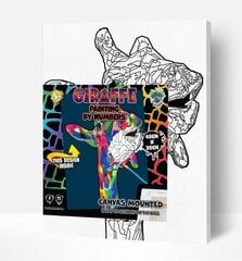 Картина по номерам Жираф, Splat Planet, 30х40 см цена и информация | Набор для рисования по номерам | pigu.lt