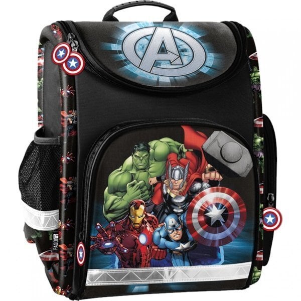 Mokyklinė kuprinė su priedais Iron Man Thor Avengers kaina ir informacija | Kuprinės mokyklai, sportiniai maišeliai | pigu.lt