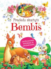 Pradedu skaityti. Bembis. Didžiosiomis raidėmis ir skiemenimis цена и информация | Сказки | pigu.lt