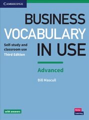 Business Vocabulary in Use: Advanced Book with Answers 3rd Revised edition цена и информация | Пособия по изучению иностранных языков | pigu.lt