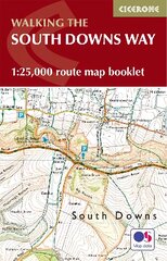 South Downs Way Map Booklet: 1:25,000 OS Route Mapping 2nd Revised edition цена и информация | Путеводители, путешествия | pigu.lt