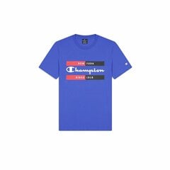 Champion marškinėliai vyrams S64102106, mėlyni цена и информация | Футболка мужская | pigu.lt
