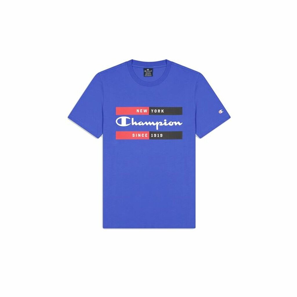 Champion marškinėliai vyrams S64102106, mėlyni цена и информация | Vyriški marškinėliai | pigu.lt