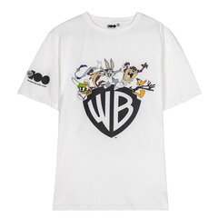 Marškinėliai vyrams Warner Bros S0737046, balti цена и информация | Мужские футболки | pigu.lt