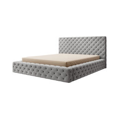 Кровать  Princce, 180x200 см, серый цвет цена и информация | Кровати | pigu.lt