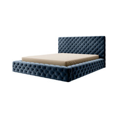 Кровать  Princce, 180х200 см, синий цвет цена и информация | Кровати | pigu.lt