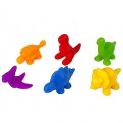 Spalvotų figurėlių rinkinys Woopie dinozaurai 56 d. kaina ir informacija | Lavinamieji žaislai | pigu.lt