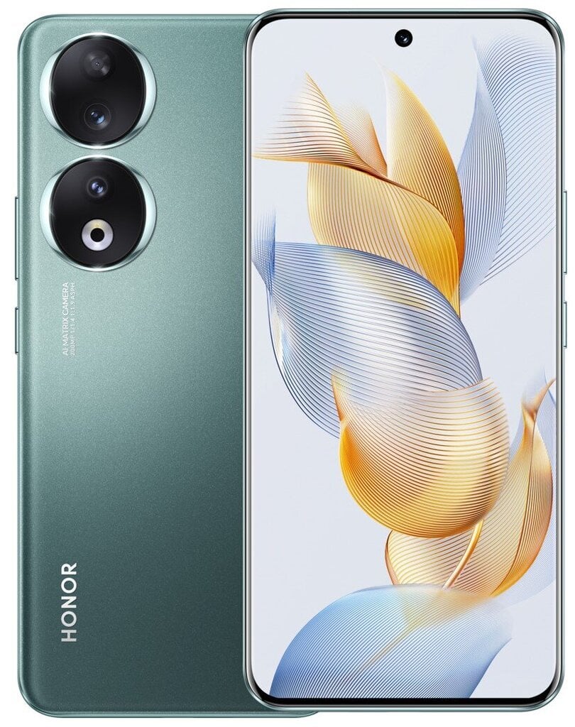 Honor 90 5G 8/256GB 5109ATQJ Emerald Green kaina ir informacija | Mobilieji telefonai | pigu.lt