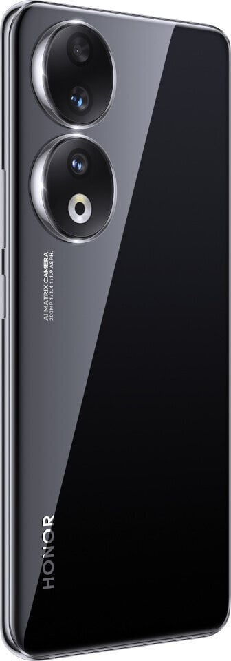 Honor 90 5G 12/512GB 5109ATQL Midnight Black цена и информация | Mobilieji telefonai | pigu.lt