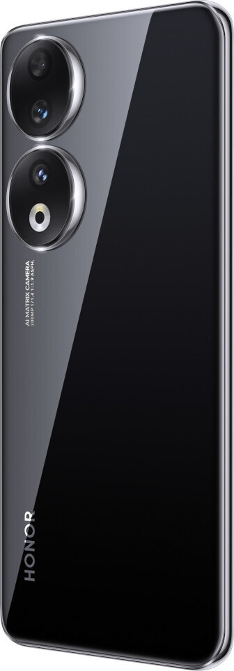 Honor 90 5G 12/512GB 5109ATQL Midnight Black kaina ir informacija | Mobilieji telefonai | pigu.lt