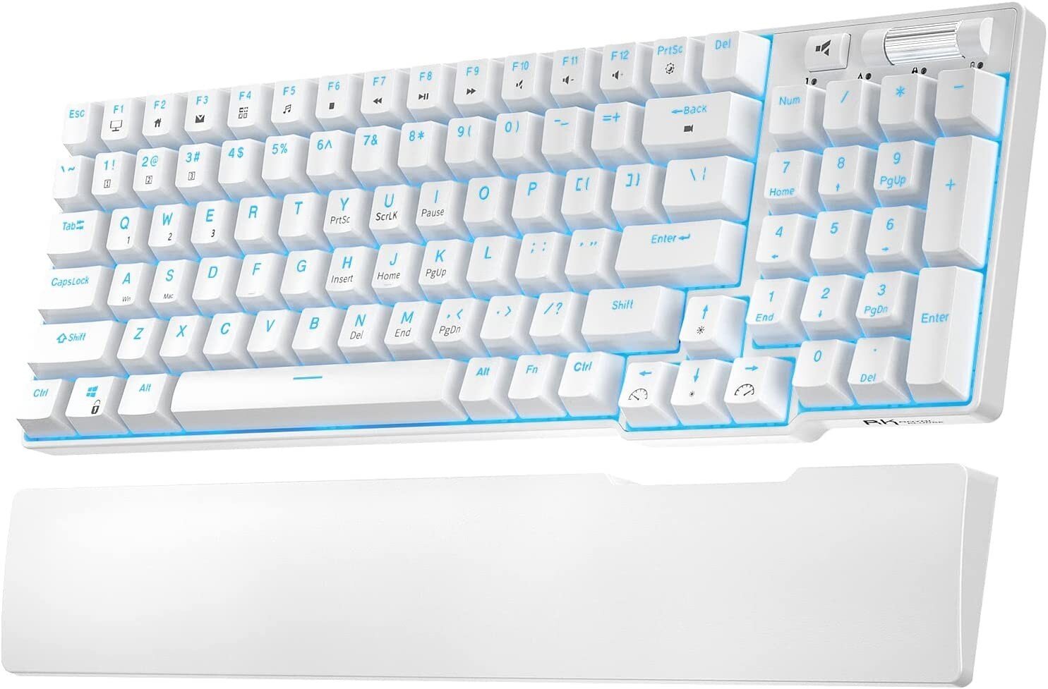 Mechanical keyboard Royal Kludge RK96 RGB, red switch (blue) цена | pigu.lt