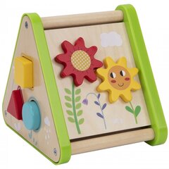Деревянная складная головоломка из 4 частей «Tooky Toy Learning Box» предназначен для малышей в возрасте от 19 месяцев цена и информация | Игрушки для малышей | pigu.lt