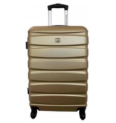 Большой чемодан DAVID JONES - GOLD LIGHT цена и информация | Чемоданы, дорожные сумки  | pigu.lt