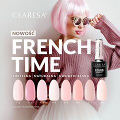 Gelinis nagų lakas Claresa Color Soak Off French Time, Nr.7 rožinis, 5 g kaina ir informacija | Nagų lakai, stiprintojai | pigu.lt