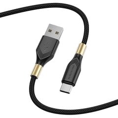 Borofone Cable BX92 Advantage - USB to Micro USB - 2,4A 1 metre black цена и информация | Кабели для телефонов | pigu.lt