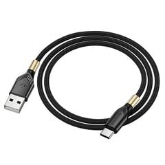 Borofone Cable BX92 Advantage - USB to Type C - 3A 1 metre black цена и информация | Кабели для телефонов | pigu.lt