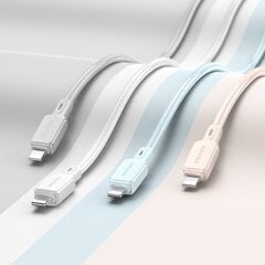 Borofone Cable BX94 Crystal color - USB to Typ C - 3A 1 metre light pink цена и информация | Кабели для телефонов | pigu.lt
