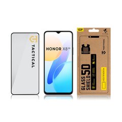 Tactical Glass Shield 5D for Honor X8 5G|X6 4G|70 Lite Black цена и информация | Защитные пленки для телефонов | pigu.lt