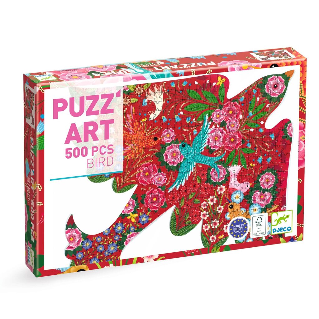 Paukščių formos dėlionė Djeco DJ07668, 500 d. kaina ir informacija | Dėlionės (puzzle) | pigu.lt