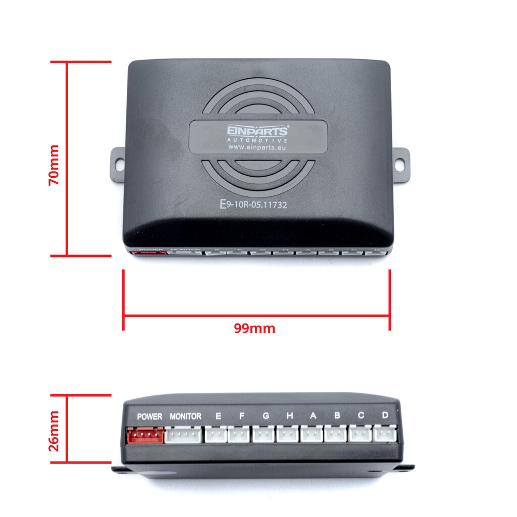 Parkavimo sistema EinParts 8 daviklių kaina ir informacija | Parkavimo sistemos | pigu.lt