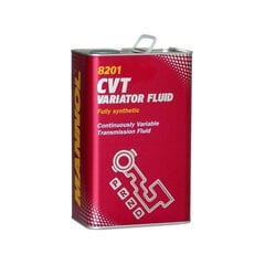 Transmisijos alyva Mannol 8201 CVT Variator fluid, 4 l kaina ir informacija | Mannol Automobiliniai tepalai | pigu.lt