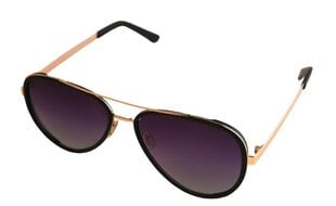 Солнцезащитные очки с металлической оправой для мужчин Icone ST 104 C3 57-16, матовые черные & золотые цена и информация | Солнцезащитные очки для мужчин | pigu.lt