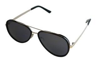 Солнцезащитные очки с металлической оправой для мужчин Icone ST 104 C2 57-16, черные & серебристые цена и информация | Солнцезащитные очки для мужчин | pigu.lt