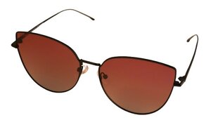Солнцезащитные очки с металлической оправой для женщин Icone ST 103 C2 61-16, матовые & черные цена и информация | Женские солнцезащитные очки | pigu.lt