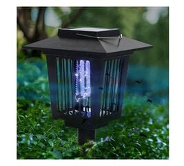 Insekticidinė saulės LED sodo lempa J-22 juoda, 1 vnt. цена и информация | Фонарики, прожекторы | pigu.lt